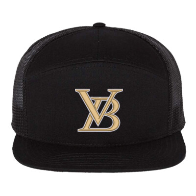 Richardson Flat Bill 7-Panel Trucker with Mesh Back Thumbnail