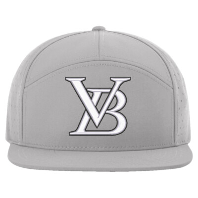 Richardson Flat Bill 7-Panel Trucker with Perforated Back Thumbnail