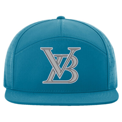 Richardson Flat Bill 7-Panel Trucker with Perforated Back Thumbnail