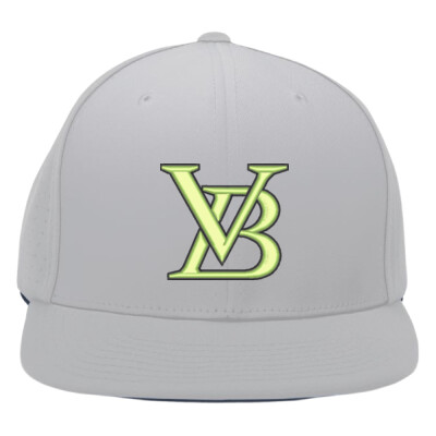 Pacific Headwear Perforated Flexfit Cap - Neon Green/Black Thumbnail