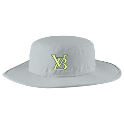 Port Authority Wide Brim Bucket Hat - Neon Green/Black Thumbnail