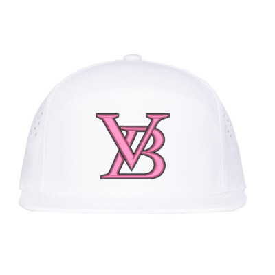 Pacific Headwear 6-Panel Trucker with Perforated Back - Hot Pink/Black Thumbnail