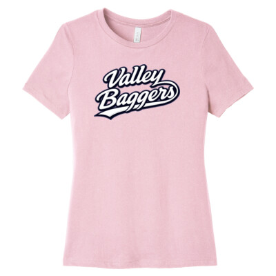 Ladies Relaxed Fit Tee - Valley Baggers Script Thumbnail
