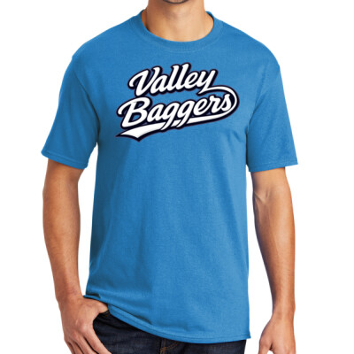 Unisex 50/50 Core Blend Tee - Valley Baggers Script Thumbnail