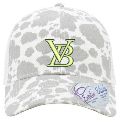 Ladies "Charlie" Modern Trucker Cap - Neon Green/Black Thumbnail