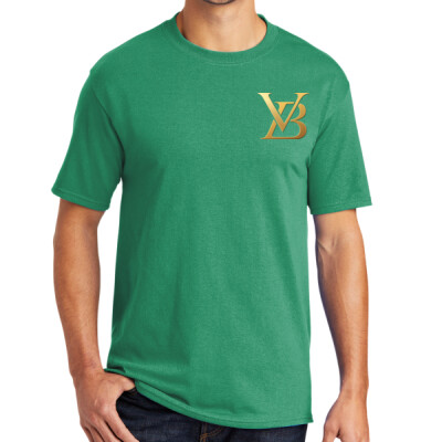 Unisex 50/50 Core Blend Tee - VB Classy Gold (LEFT CHEST) Thumbnail