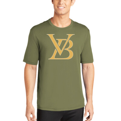 Unisex Drifit Performance Tee - VB Classy Gold (FULL FRONT) Thumbnail