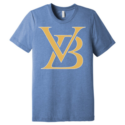 Unisex Triblend Tee - VB Classy Gold (FULL FRONT) Thumbnail