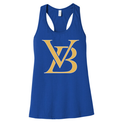Ladies Jersey Racerback Tank - VB Classy Gold (FULL FRONT) Thumbnail