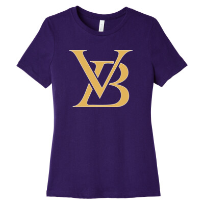 Ladies Relaxed Fit Tee - VB Classy Gold (FULL FRONT) Thumbnail