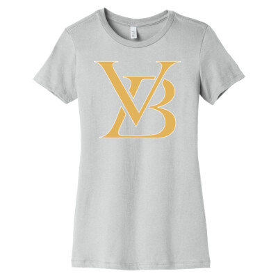 Ladies Slim Fit Tee - VB Classy Gold (FULL FRONT) Thumbnail